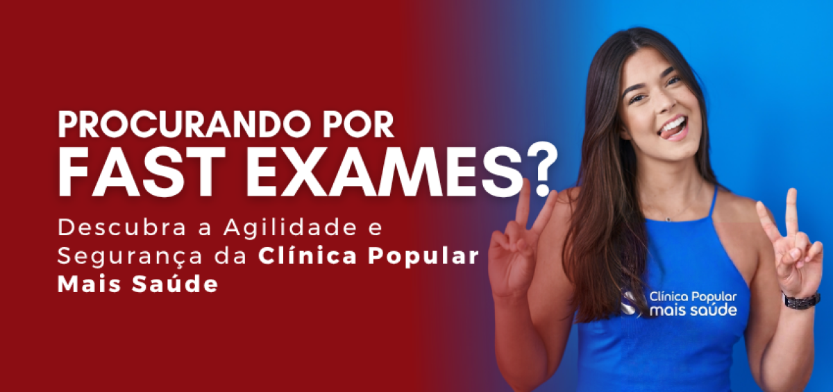 Paciente realizando fast exames de imagem na Clínica Popular Mais Saúde